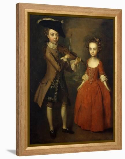 The Archbold Children-Philippe Mercier-Framed Premier Image Canvas