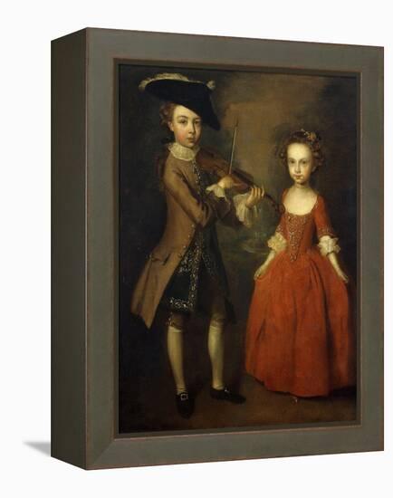 The Archbold Children-Philippe Mercier-Framed Premier Image Canvas