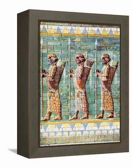 The Archers of Kiing Darius, Susa, Iran, 1933-1934-null-Framed Premier Image Canvas