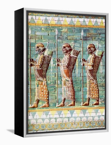 The Archers of Kiing Darius, Susa, Iran, 1933-1934-null-Framed Premier Image Canvas