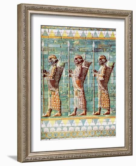 The Archers of Kiing Darius, Susa, Iran, 1933-1934-null-Framed Giclee Print