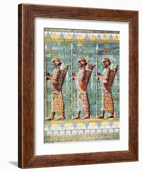 The Archers of Kiing Darius, Susa, Iran, 1933-1934-null-Framed Giclee Print