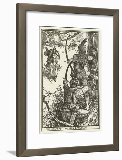 The Archers Threaten Lancelot-Henry Justice Ford-Framed Giclee Print