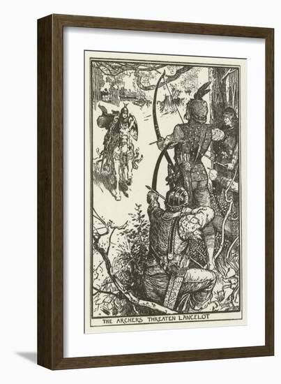 The Archers Threaten Lancelot-Henry Justice Ford-Framed Giclee Print