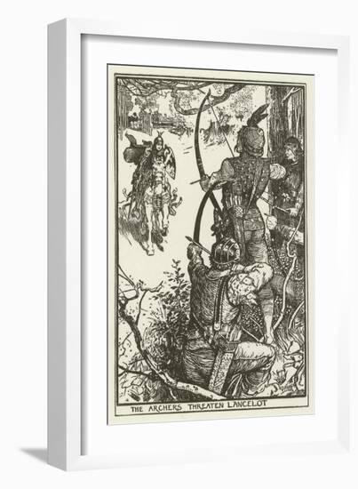 The Archers Threaten Lancelot-Henry Justice Ford-Framed Giclee Print