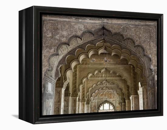 The Arches of Diwan-I-Aam, Red Fort, Old Delhi, India, Asia-Martin Child-Framed Premier Image Canvas