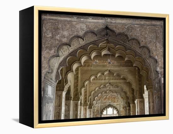 The Arches of Diwan-I-Aam, Red Fort, Old Delhi, India, Asia-Martin Child-Framed Premier Image Canvas