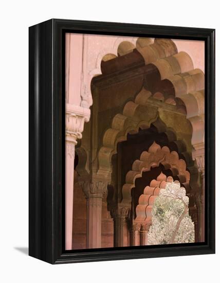 The Arches of Diwan-I-Aam, Red Fort, Old Delhi, India, Asia-Martin Child-Framed Premier Image Canvas