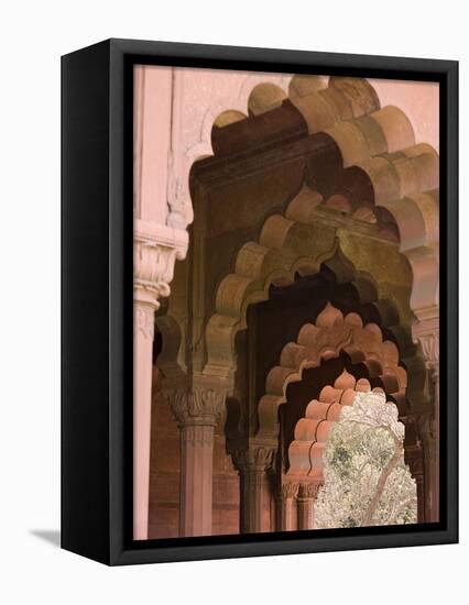 The Arches of Diwan-I-Aam, Red Fort, Old Delhi, India, Asia-Martin Child-Framed Premier Image Canvas