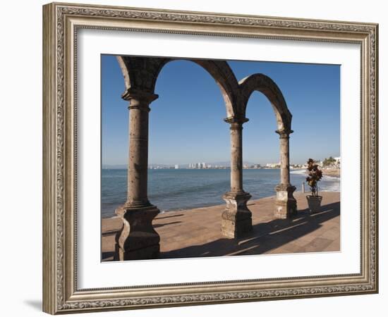 The Arches Sculpture on the Malecon, Puerto Vallarta, Jalisco, Mexico, North America-Michael DeFreitas-Framed Photographic Print