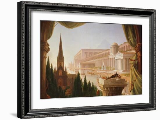 The Architect's Dream, Painting by Thomas Cole-Thomas Cole-Framed Giclee Print