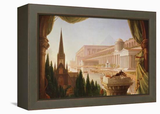 The Architect's Dream, Painting by Thomas Cole-Thomas Cole-Framed Premier Image Canvas