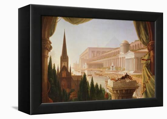 The Architect's Dream, Painting by Thomas Cole-Thomas Cole-Framed Premier Image Canvas