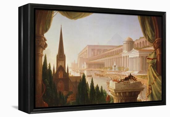 The Architect's Dream, Painting by Thomas Cole-Thomas Cole-Framed Premier Image Canvas