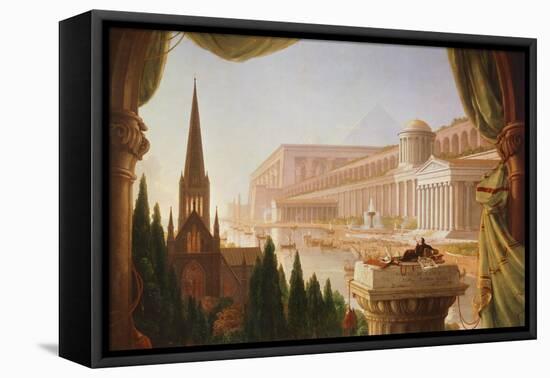 The Architect's Dream, Painting by Thomas Cole-Thomas Cole-Framed Premier Image Canvas