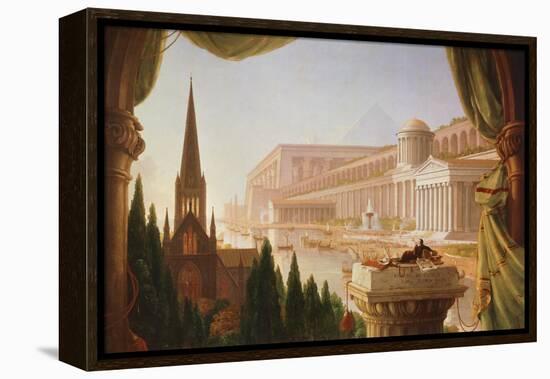 The Architect's Dream, Painting by Thomas Cole-Thomas Cole-Framed Premier Image Canvas