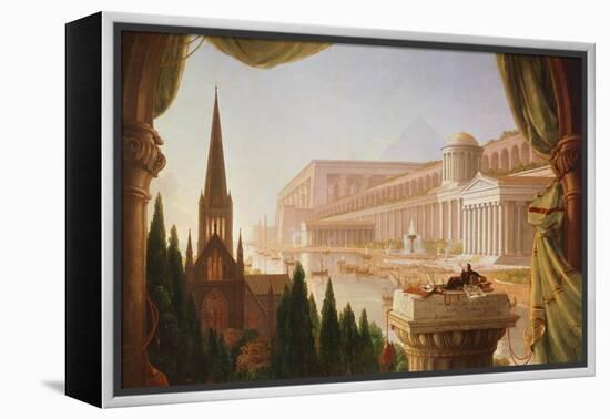 The Architect's Dream, Painting by Thomas Cole-Thomas Cole-Framed Premier Image Canvas