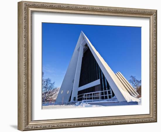 The Arctic Cathedral, Polar Church, Tromso, Troms, North Norway, Scandinavia, Europe-Neale Clark-Framed Photographic Print