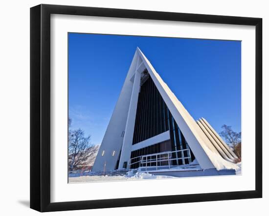 The Arctic Cathedral, Polar Church, Tromso, Troms, North Norway, Scandinavia, Europe-Neale Clark-Framed Photographic Print