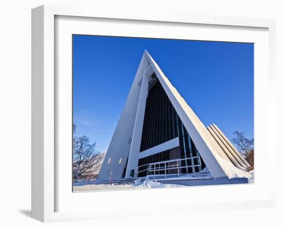 The Arctic Cathedral, Polar Church, Tromso, Troms, North Norway, Scandinavia, Europe-Neale Clark-Framed Photographic Print