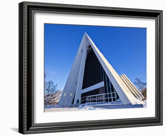 The Arctic Cathedral, Polar Church, Tromso, Troms, North Norway, Scandinavia, Europe-Neale Clark-Framed Photographic Print