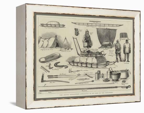 The Arctic Expedition, Apparatus to Be Used by the Explorers-null-Framed Premier Image Canvas