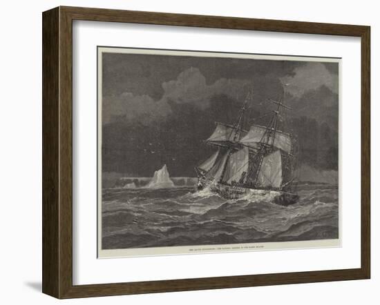 The Arctic Expeditions, the Pandora Beating Up for Carey Islands-Walter William May-Framed Giclee Print