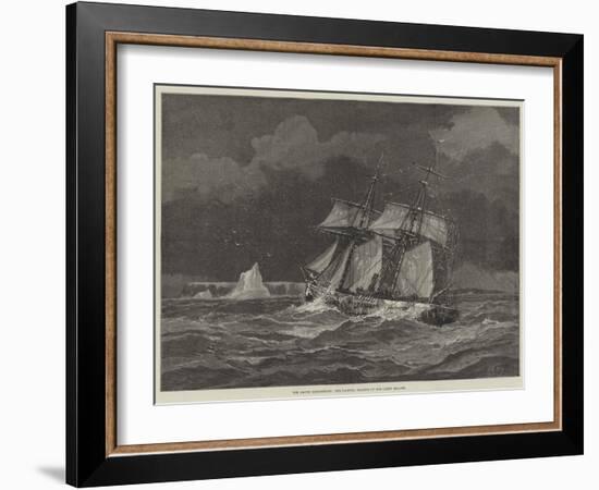 The Arctic Expeditions, the Pandora Beating Up for Carey Islands-Walter William May-Framed Giclee Print