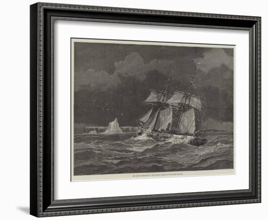 The Arctic Expeditions, the Pandora Beating Up for Carey Islands-Walter William May-Framed Giclee Print