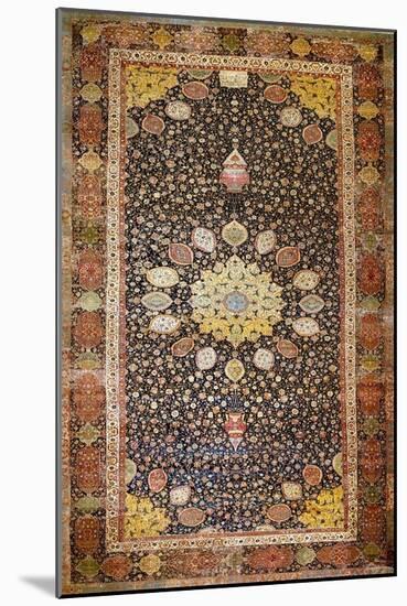 The Ardabil Carpet, C.1540-null-Mounted Giclee Print