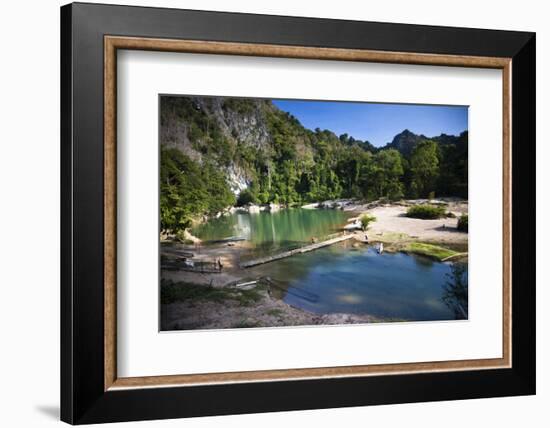 The Area Surrounding the Caves Is Stunning Natural Scenery, Kong Lor-Micah Wright-Framed Photographic Print