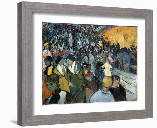 The Arena at Arles, 1888-Vincent van Gogh-Framed Giclee Print