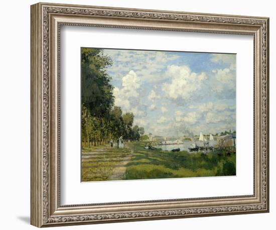 The Argenteuil Basin-Claude Monet-Framed Giclee Print