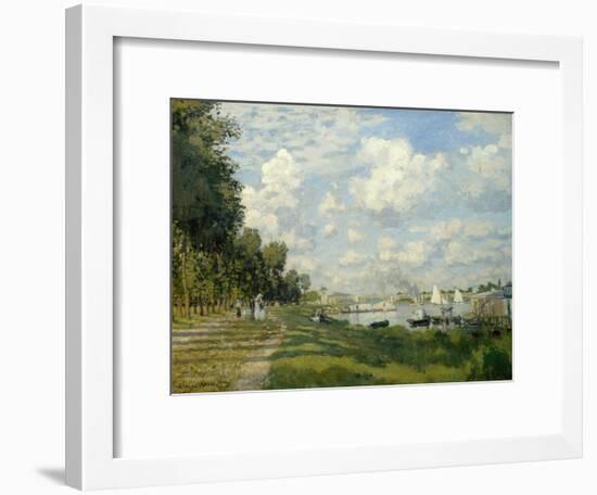 The Argenteuil Basin-Claude Monet-Framed Giclee Print