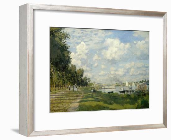 The Argenteuil Basin-Claude Monet-Framed Giclee Print