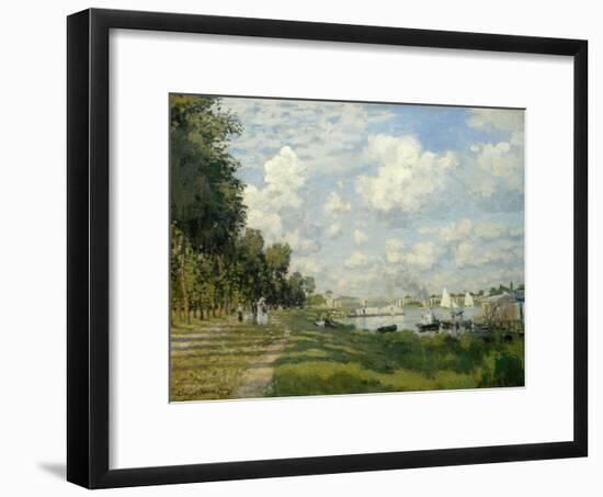 The Argenteuil Basin-Claude Monet-Framed Giclee Print