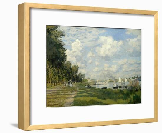 The Argenteuil Basin-Claude Monet-Framed Giclee Print