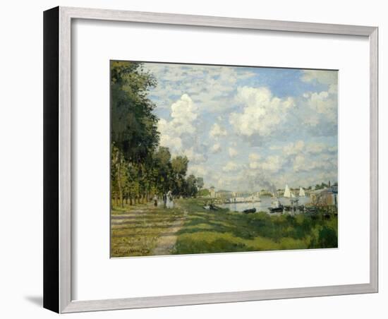 The Argenteuil Basin-Claude Monet-Framed Giclee Print