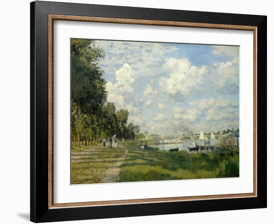 The Argenteuil Basin-Claude Monet-Framed Giclee Print