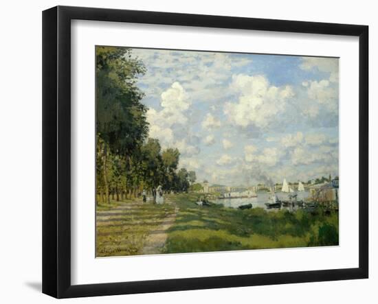 The Argenteuil Basin-Claude Monet-Framed Giclee Print