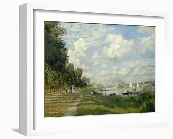 The Argenteuil Basin-Claude Monet-Framed Giclee Print