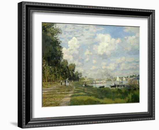 The Argenteuil Basin-Claude Monet-Framed Giclee Print