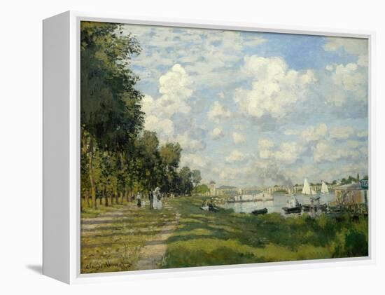 The Argenteuil Basin-Claude Monet-Framed Premier Image Canvas