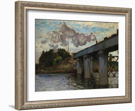 The Argenteuil Bridge-Claude Monet-Framed Giclee Print