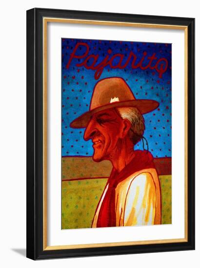 the Argentine Gaucho Pajarito-John Newcomb-Framed Giclee Print