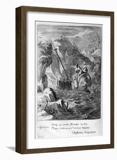 The Argonauts Pass the Symplegades, 1655-Michel de Marolles-Framed Giclee Print