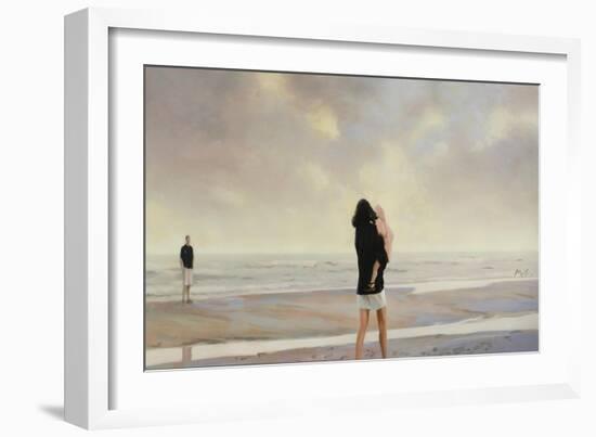 The Argument-Mark Van Crombrugge-Framed Art Print