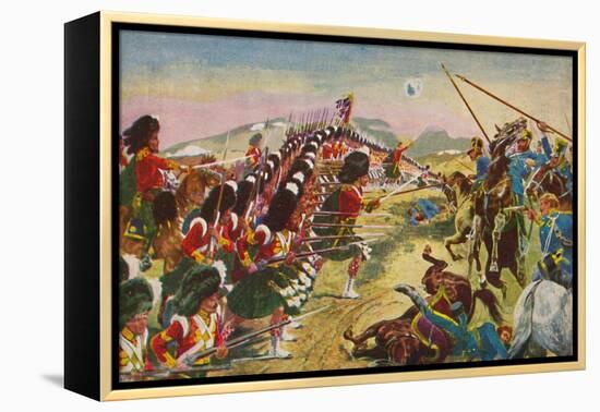 'The Argyll & Sutherland Highlanders. The Thin Red Line at Balaclava', 1854, (1939)-Unknown-Framed Premier Image Canvas