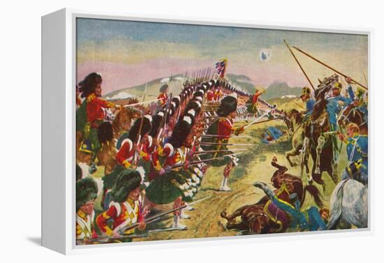 'The Argyll & Sutherland Highlanders. The Thin Red Line at Balaclava', 1854, (1939)-Unknown-Framed Premier Image Canvas