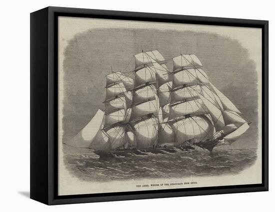 The Ariel, Winner of the Ocean-Race from China-Edwin Weedon-Framed Premier Image Canvas